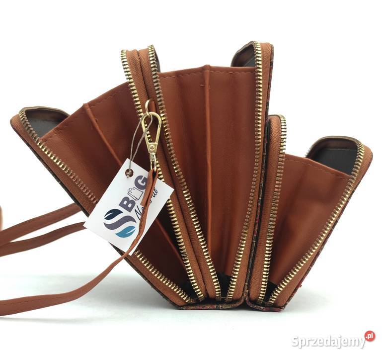 Torebka rowerówka na telefon listonoszka korkowa Listonoszka