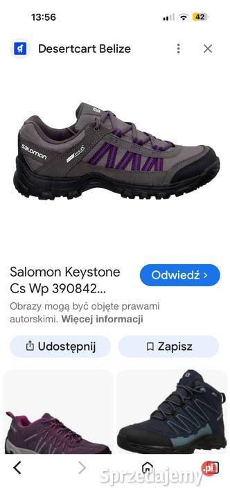 Buty trekkingowe Salomon Keystone r 37kod łódzkie Łódź