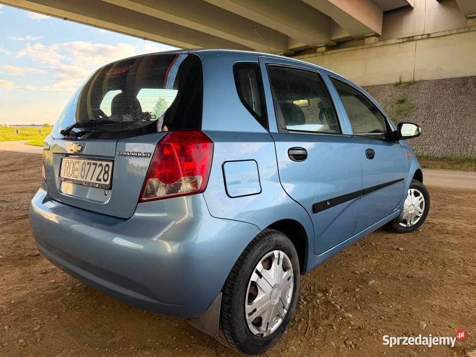 Chevrolet Aveo 12 NISKI PRZEBIEG 2005r Pierwszy nieuszkodzony Dębica sprzedam