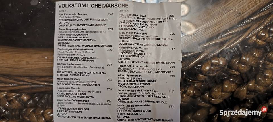 Volkstmliche Mrsche składanka Gliwice sprzedam