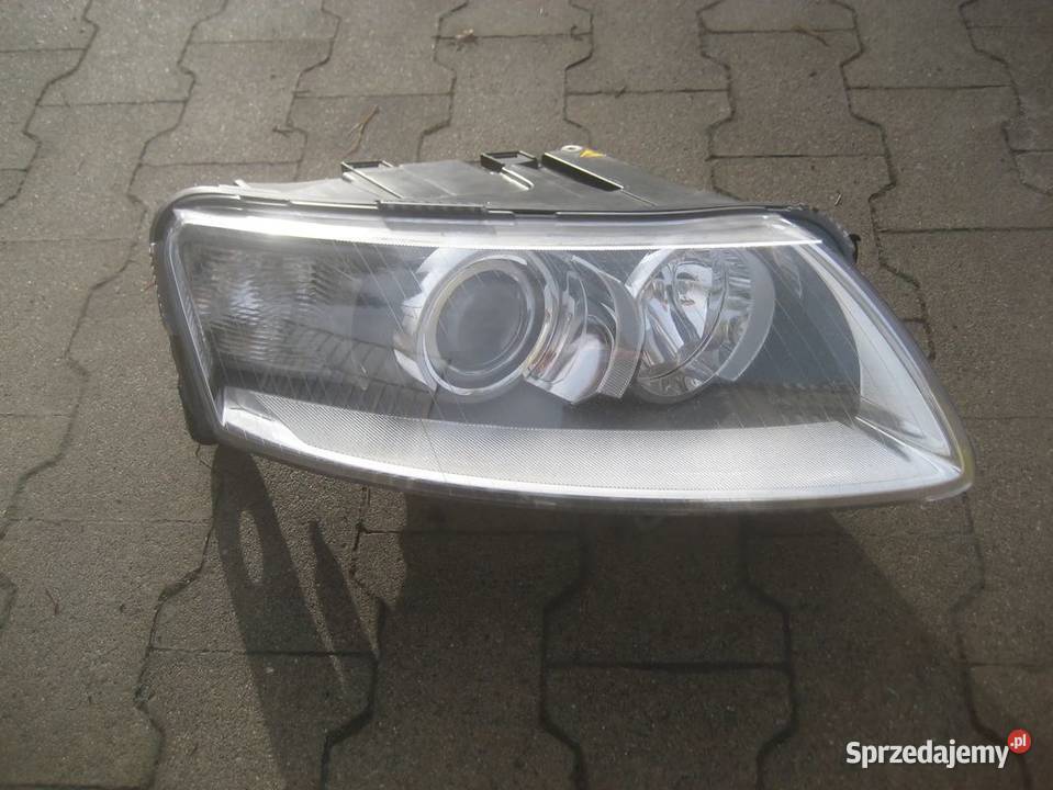 audi a6 c6 0408r lampa przód prawa xenon nie Lampy przednie Rakoniewice