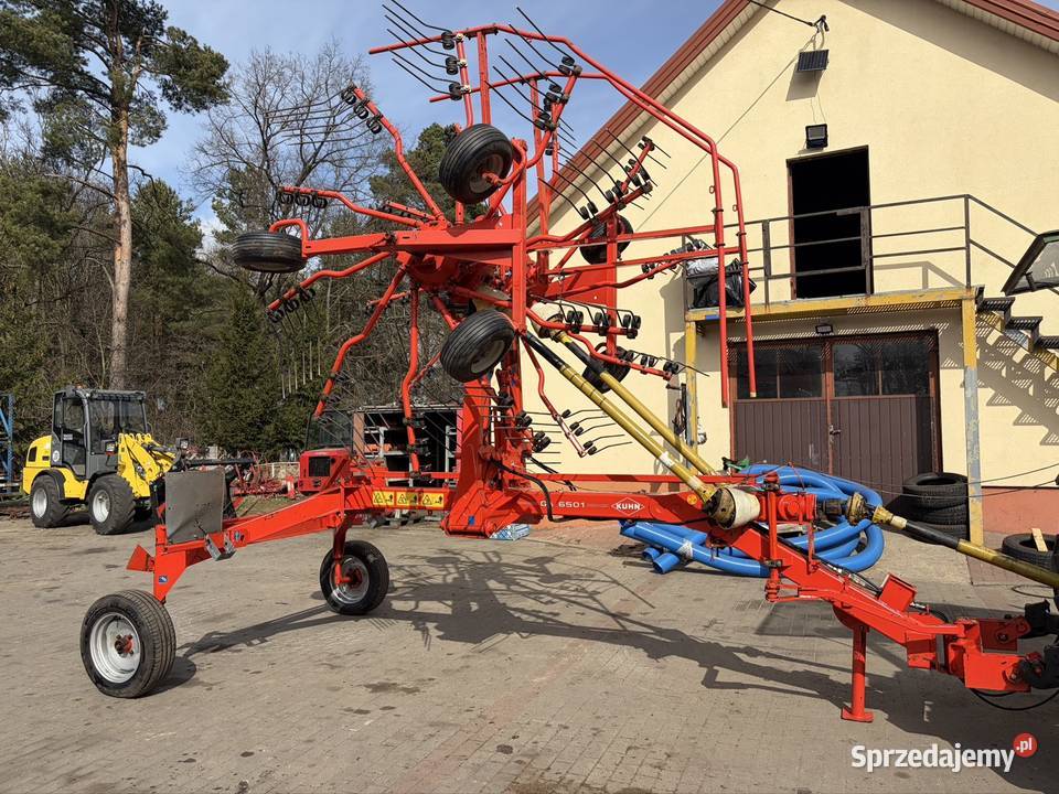 Zgrabiarka 2 karuzelowa Kuhn GA 6501 zagrabiarka Myszyniec