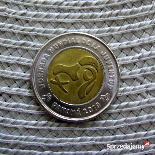 Panama 1 Balboa 2019r Światowe Dni Młodzieży Kalisz