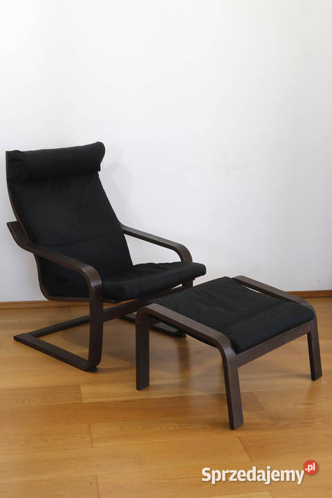Fotel PONG IKEA brązowyobicie czarne Warszawa
