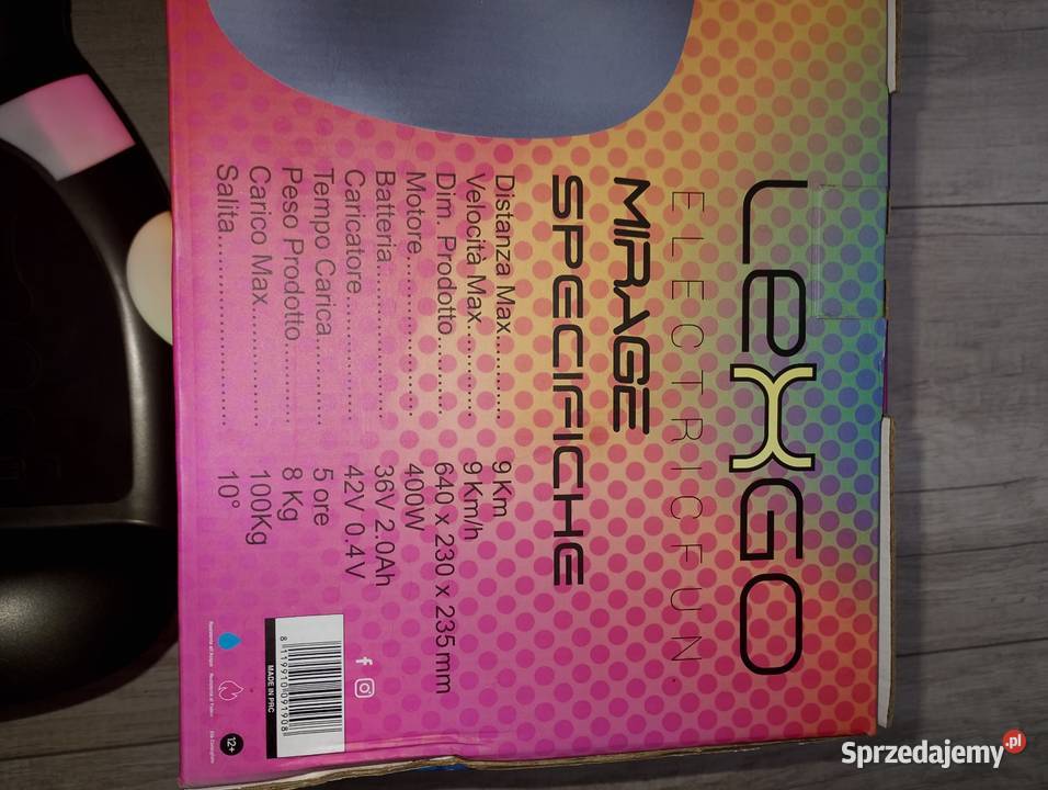 Deskorolka elektryczna Lexgo dolnośląskie Strzegom