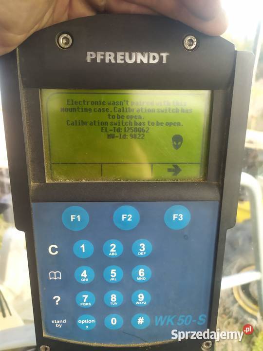 Waga do ładowarek pfreundt wk 50s z okablowaniem dolnośląskie