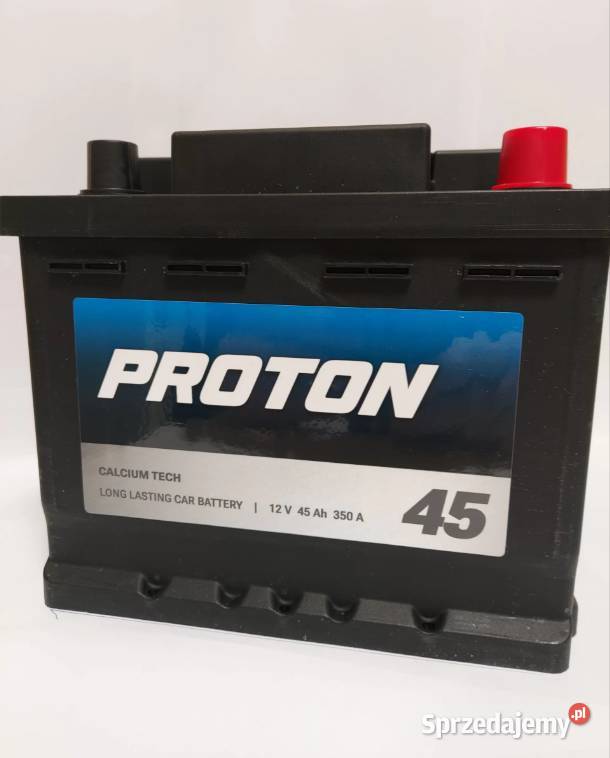 Akumulator PROTON 45Ah 350A EN PRAWY PLUS osobowe Radom