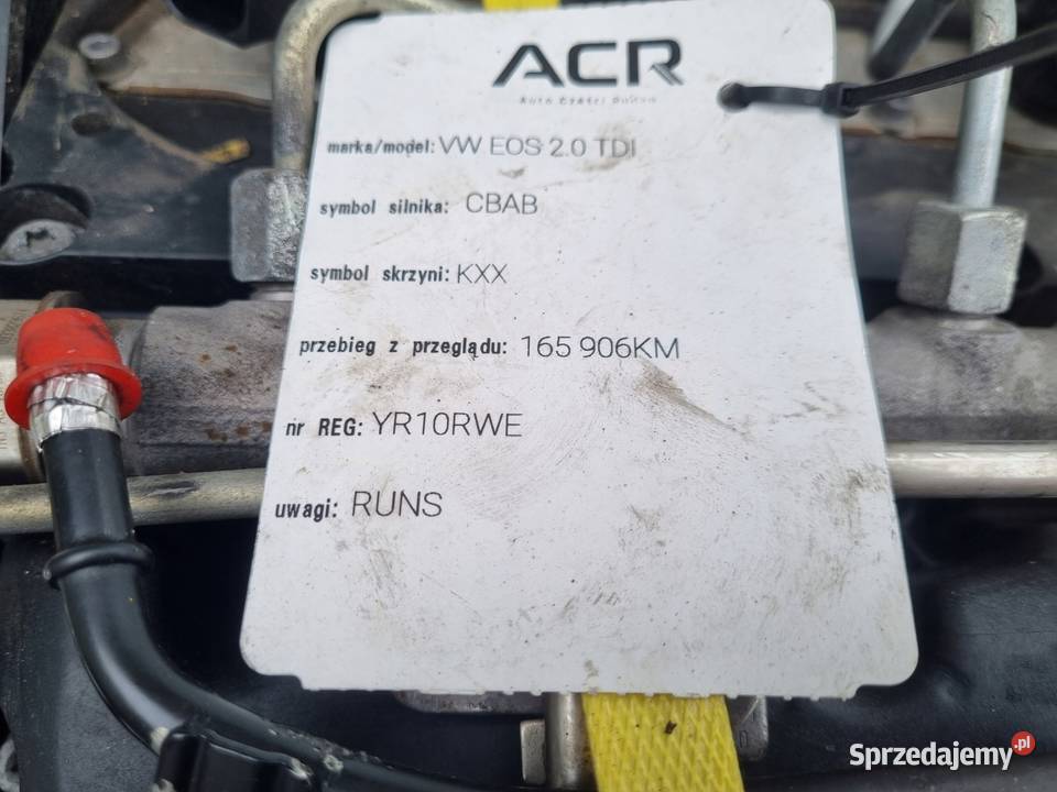 SILNIK KOMPLET VW Golf VI 20 TDI 140 osobowe Janów