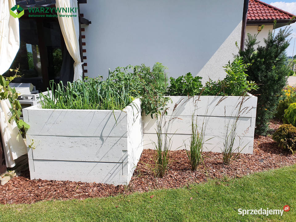 Warzywnik betonowy Ogród warzywny Paleta na Warszawa