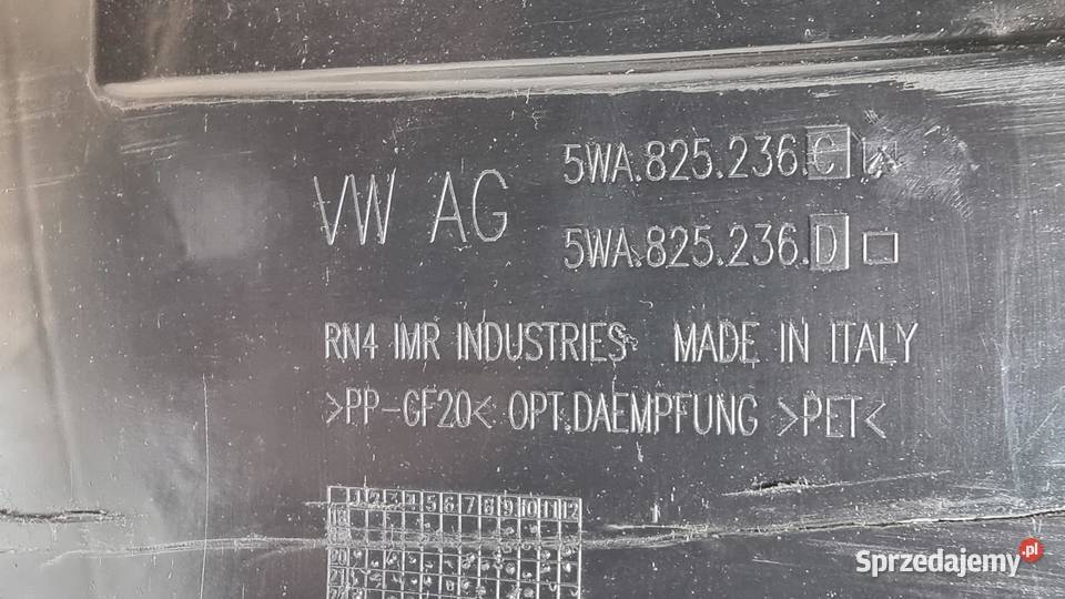 SKODA OCTAVIA IV 2020 OSŁONA SILNIKA DOLNA kujawsko-pomorskie