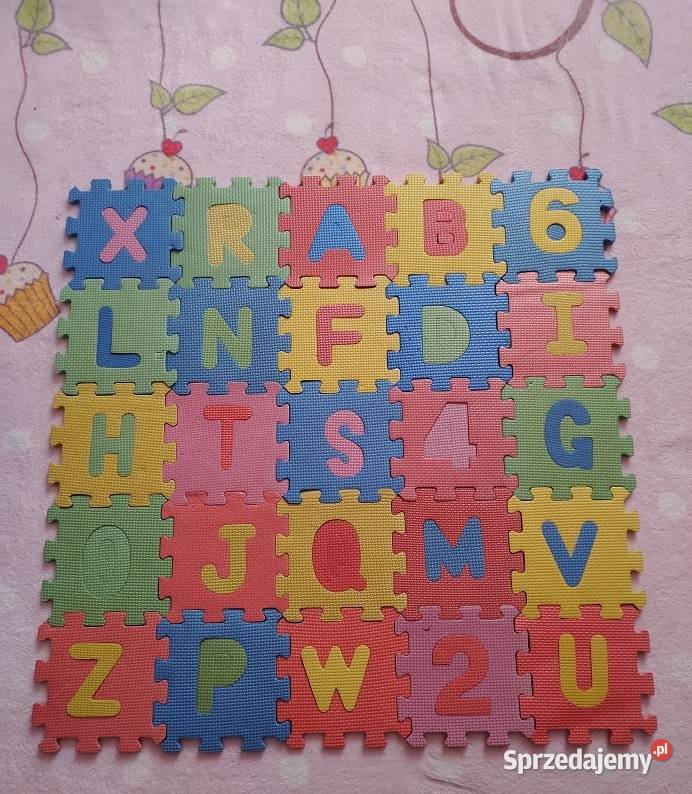 Mata edukacyjna puzle piankowe sprzedam