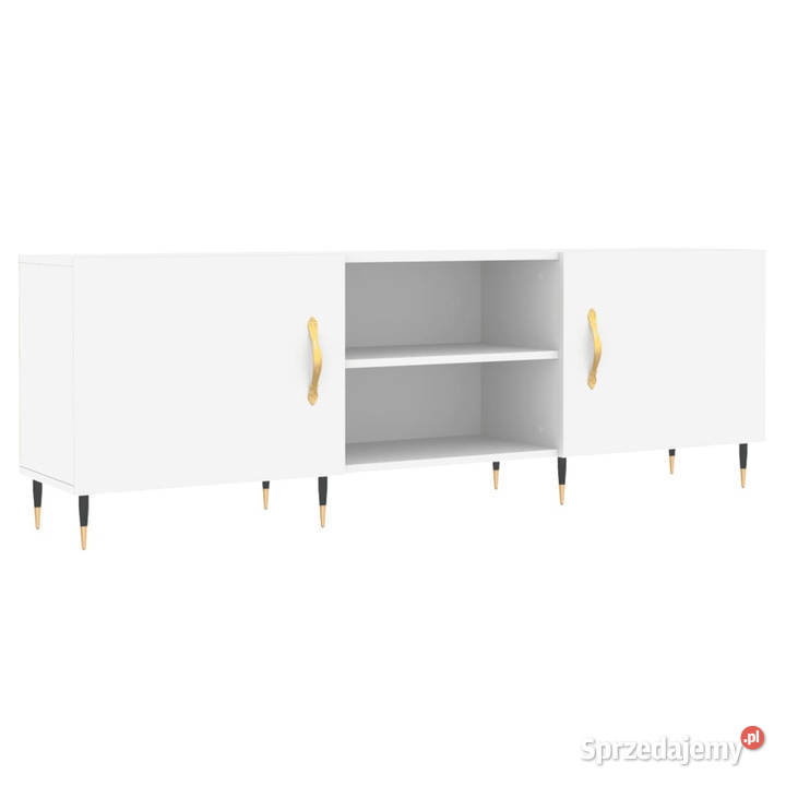 Szafka pod TV biała 150x30x50 materiał Warszawa