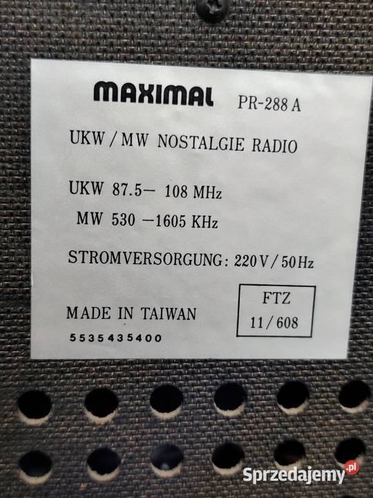 Radio Stylizowane Maximal łódzkie Poddębice