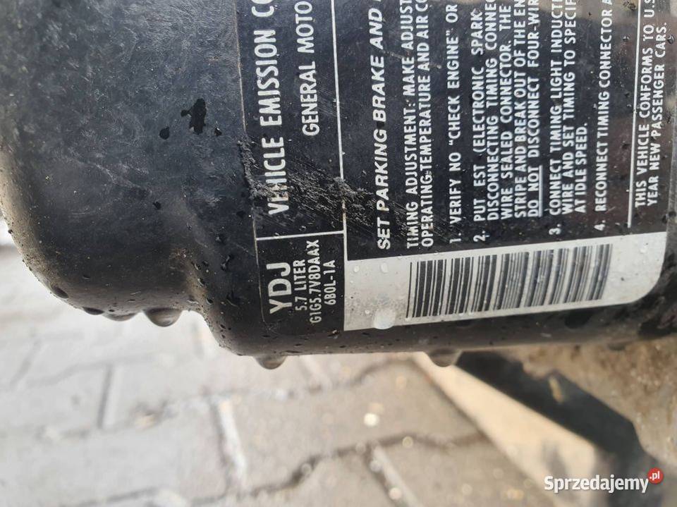 OSŁONA CHEVROLET CORVETTE C4 CHŁODNICY Lipno sprzedam