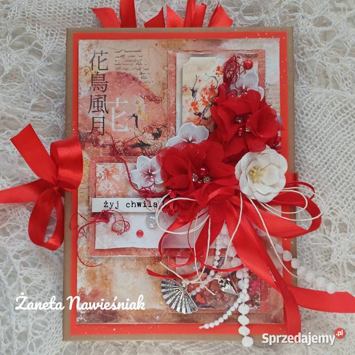 ALBUM harmonijkowy w pudełku japoński klimat małopolskie sprzedam