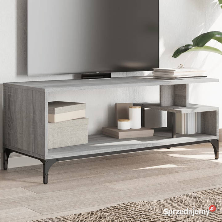 Szafka RTV szary dąb sonoma 102x40x41 WM842414 mazowieckie