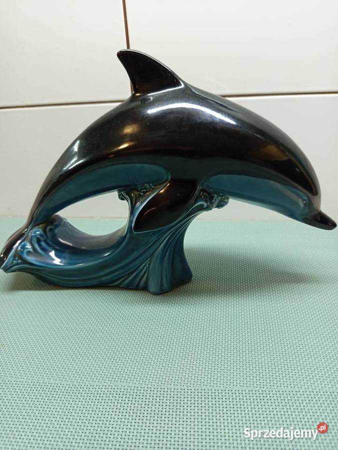 Figurka porcelana Vintage ładny DELFIN firmy Antyki, Sztuka, Kolekcje Warszawa