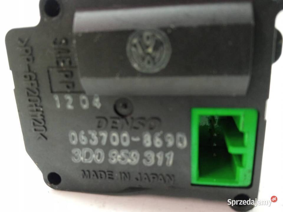 SILNICZEK NAGRZEWNICY ZESTAW 4 3D0959311 Rok produkcji 2005