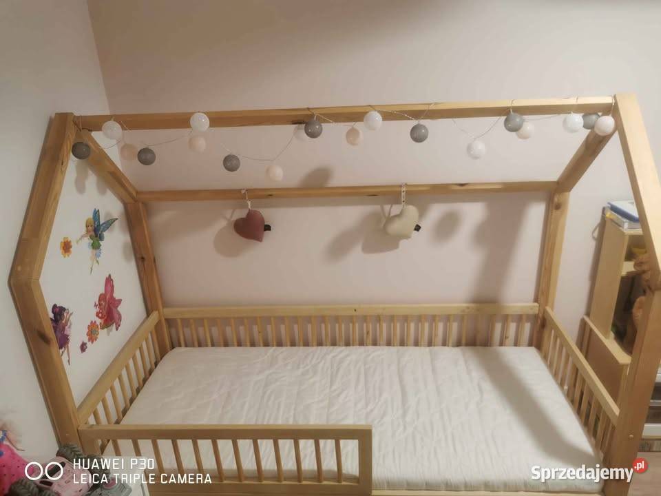 Łóżeczko dziecięce domek z materacem 180 x 80 Zamość