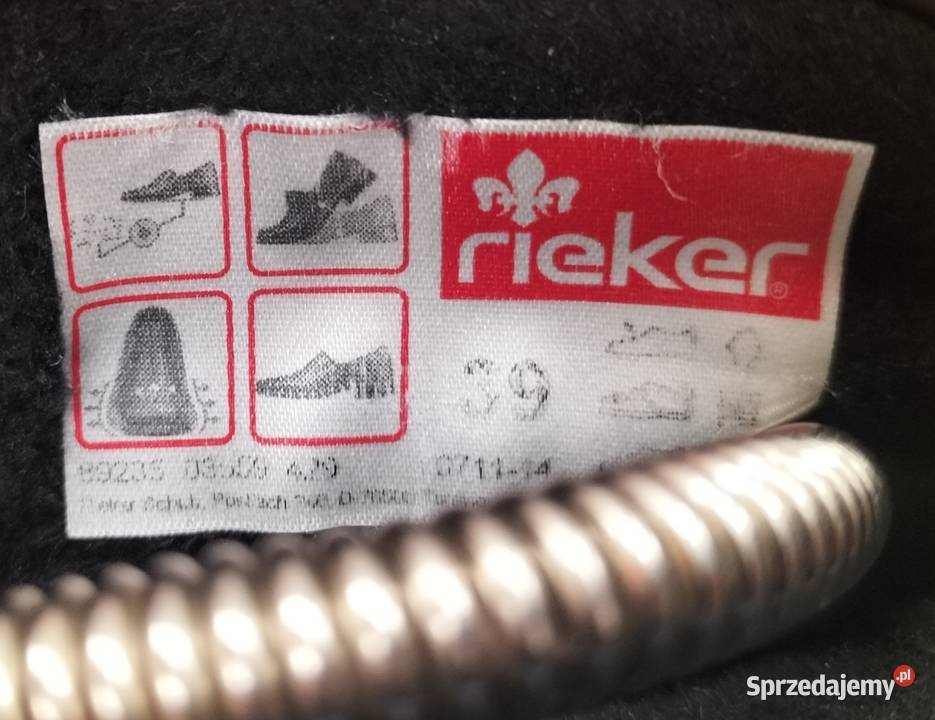 Botki ocieplane Rieker 39 Wałbrzych