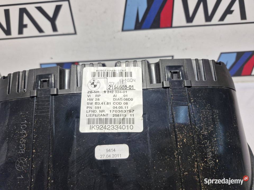 BMW E81 E82 E87 E88 LICZNIK ZEGARY EUROPA Części samochodowe sprzedam