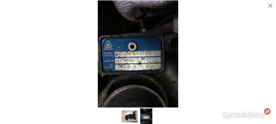 Turbosprężarka KP35435749 ford citroen 14hdi