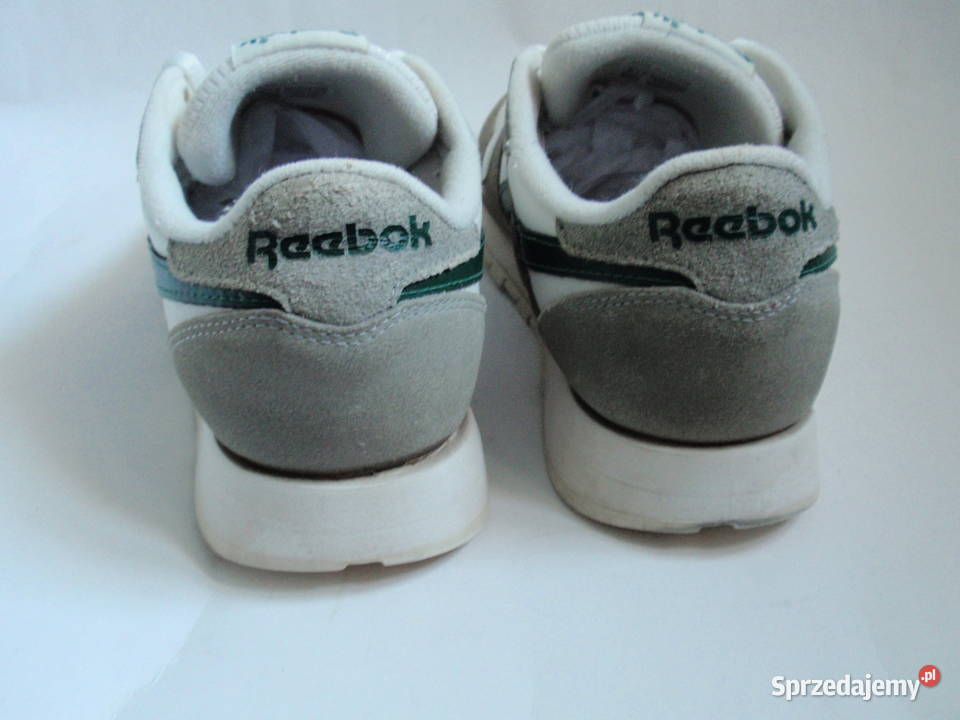 Buty Reebok classic Leather biało szare EUR 405 Kielce sprzedam