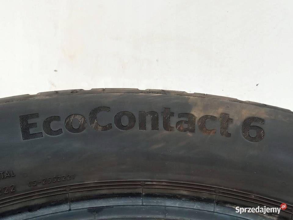 2x OPONA LETNIA CONTINENTAL ECOCONTACT 6 Samochodowe sprzedam
