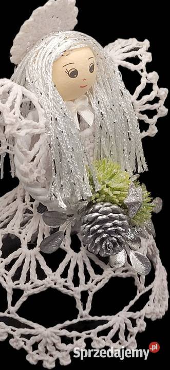 Anioł świąteczny 20 ręcznie wykonany małopolskie Krzywaczka sprzedam