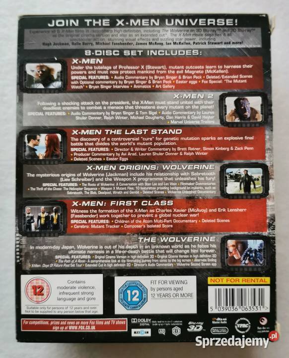 XMen and the Wolverine Adamantium Collection 8x 3 i więcej
