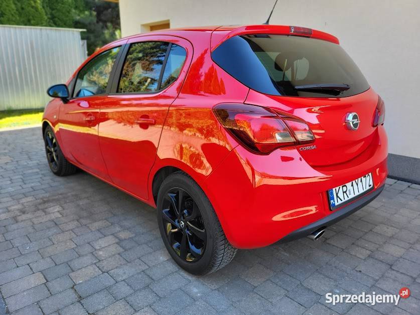 NOWA Opel Corsa 2017 Salon Bezwtpadkowa 78 benzyna małopolskie Kraków sprzedam