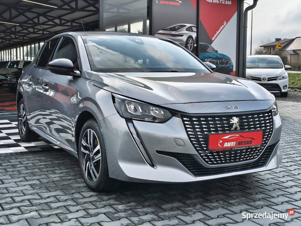 Peugeot 208 2022r Benzyna Niski Przebieg Zadbany elektryczne lusterka Zarszyn