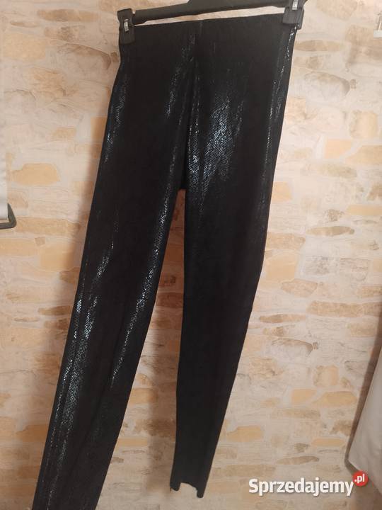 34XS ZARASkórzane legginsy z Madrytu spodnie Kraków