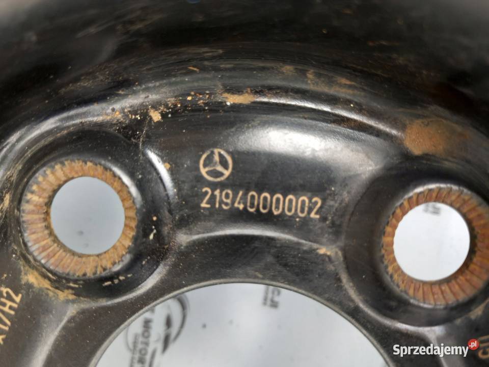 MERCEDES CLC W219 koło dojazdowe 1557017 110M Opony i felgi