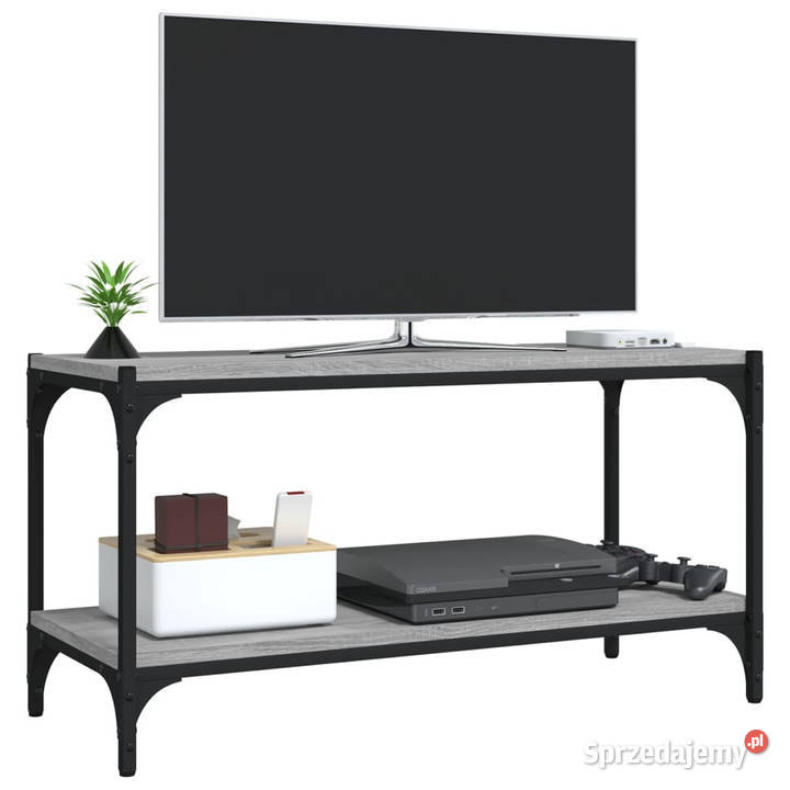 Szafka pod TV szary dąb sonoma 80x33x41 WM819335 mazowieckie Warszawa