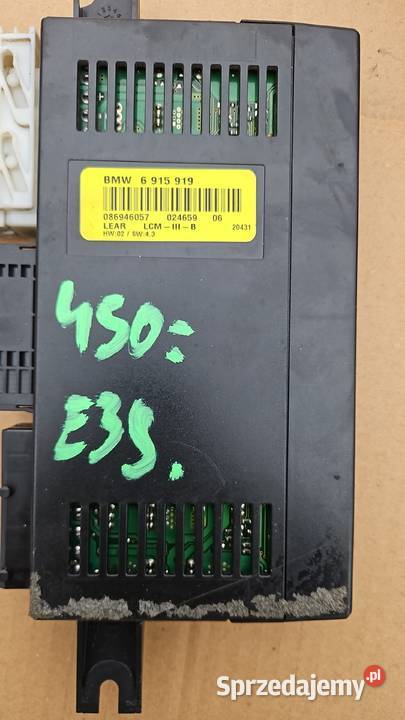 BMW 5 E39 MODUŁ STEROWNIK ŚWIATEŁ LCM III