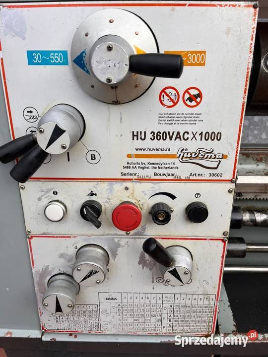Tokarka do metalu z Niemiec 360 x 1000 małopolskie Maków Podhalański