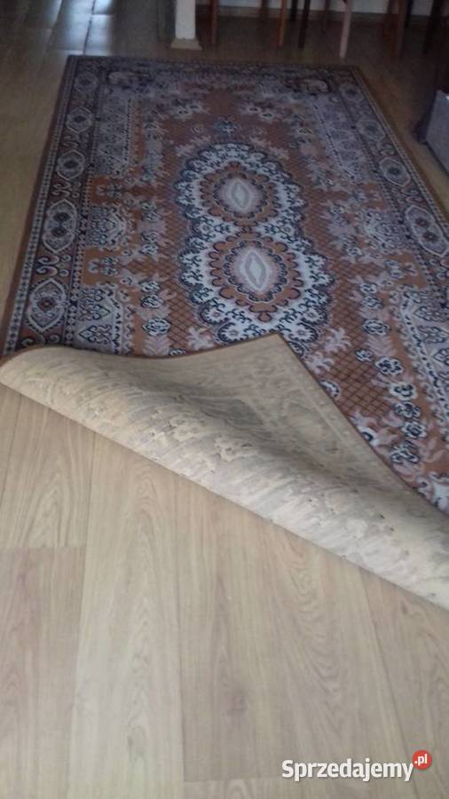Dywan 350x153 brązowobeżowoczarny do sprzedania brązowy Kraków