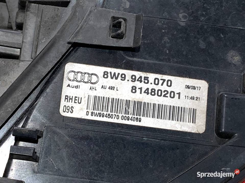LAMPA PRAWY TYŁ AUDI A4 B9 8W9945070 Kombi sprzedam