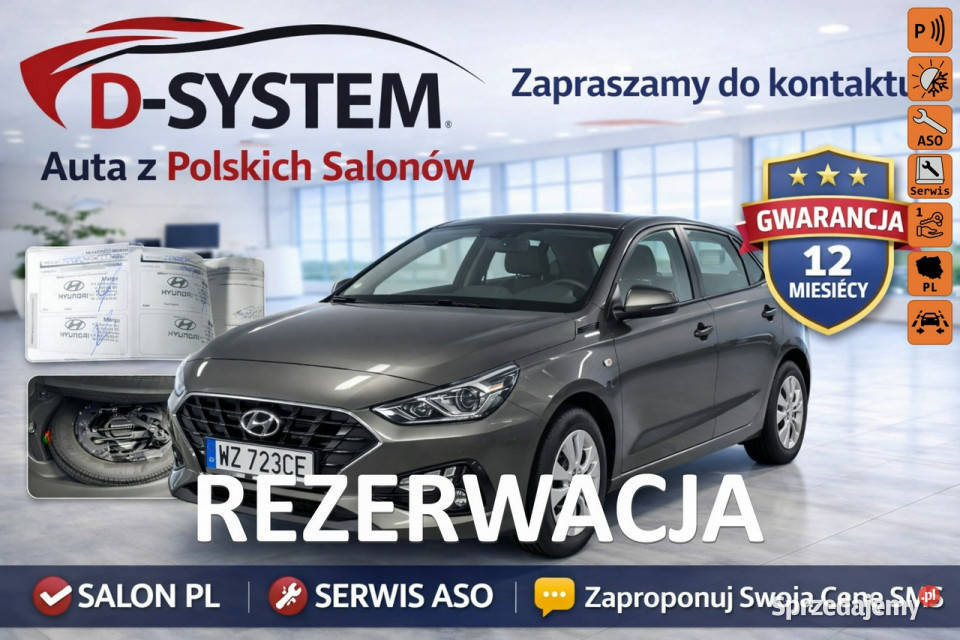 Hyundai i30 2020 Salon Polska 1Właściciel garażowany Białystok sprzedam