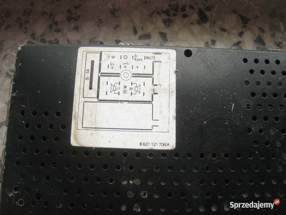 Radio oryginalne Audi Beta autoreverse 7 644 845