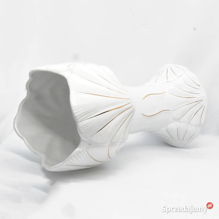 Duży porcelanowy wazon donica Bogucice Polska Porcelana i szkło