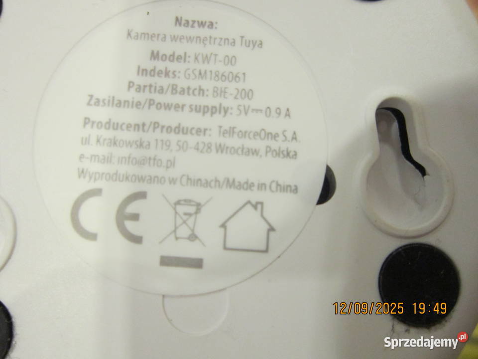 Kamera kopułkowa Forever KWT00 3 Mpx Monitoring Warszawa