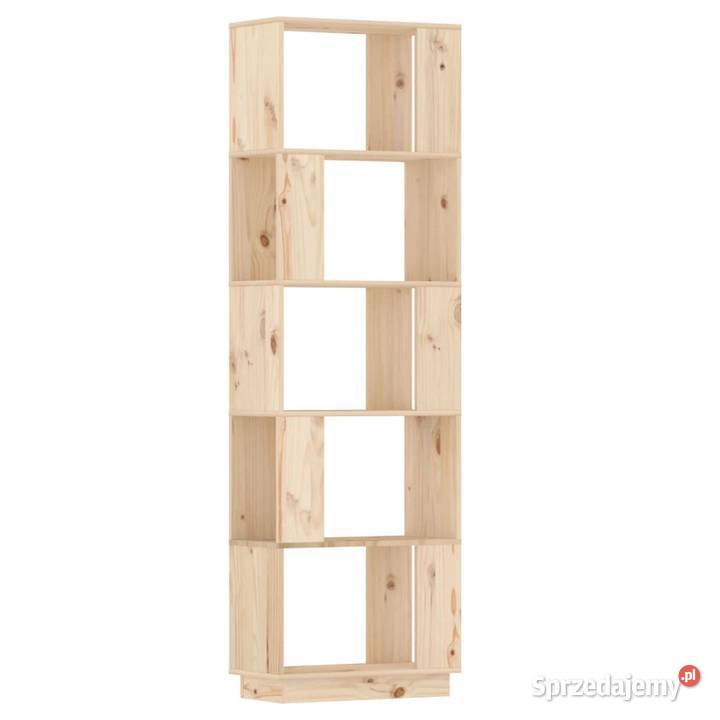 vidaXL Regał na książkiprzegroda lite drewno sprzedam