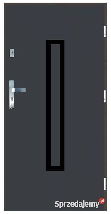 Drzwi wejściowe do domu Zewnętrzne GA10 BLACK