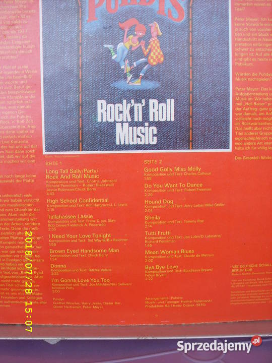 Winyl LP Rock PUHDYS 4 ROCKN ROLL Amiga 1981 płyta winylowa Wołów