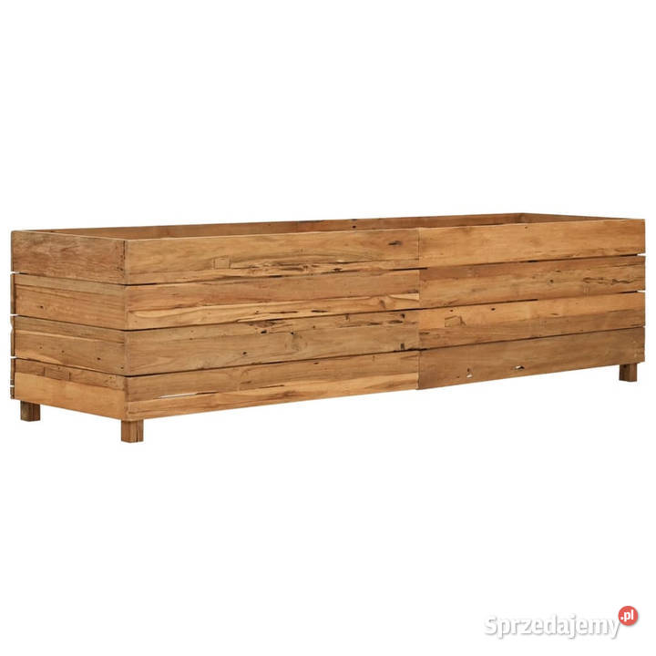 Podwyższona donica 150x40x38 drewno tekowe z Warszawa