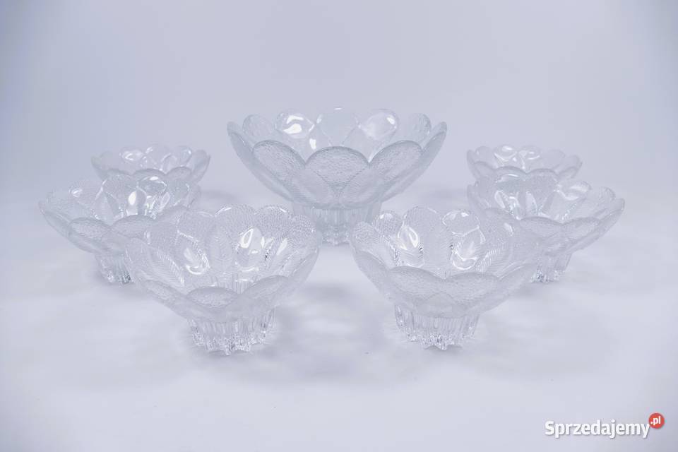 Komplet mis Lausitzer Glass model Medea lubuskie Zielona Góra