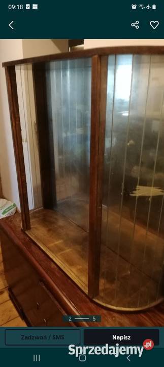 Nadstawka góra kredensu witryny prl Gdańsk