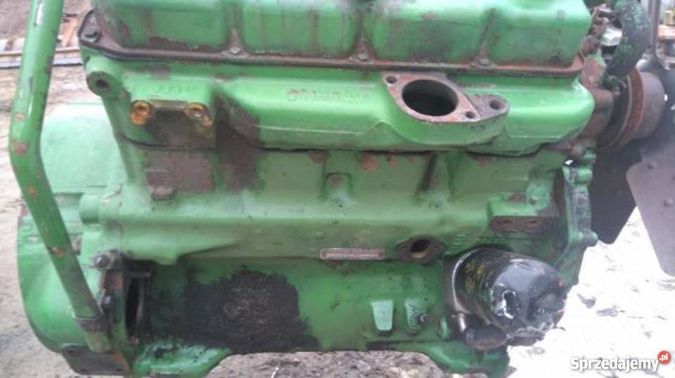 Części silnika John Deere 4 cylindrowy pompa John Deere Siemiatycze sprzedam